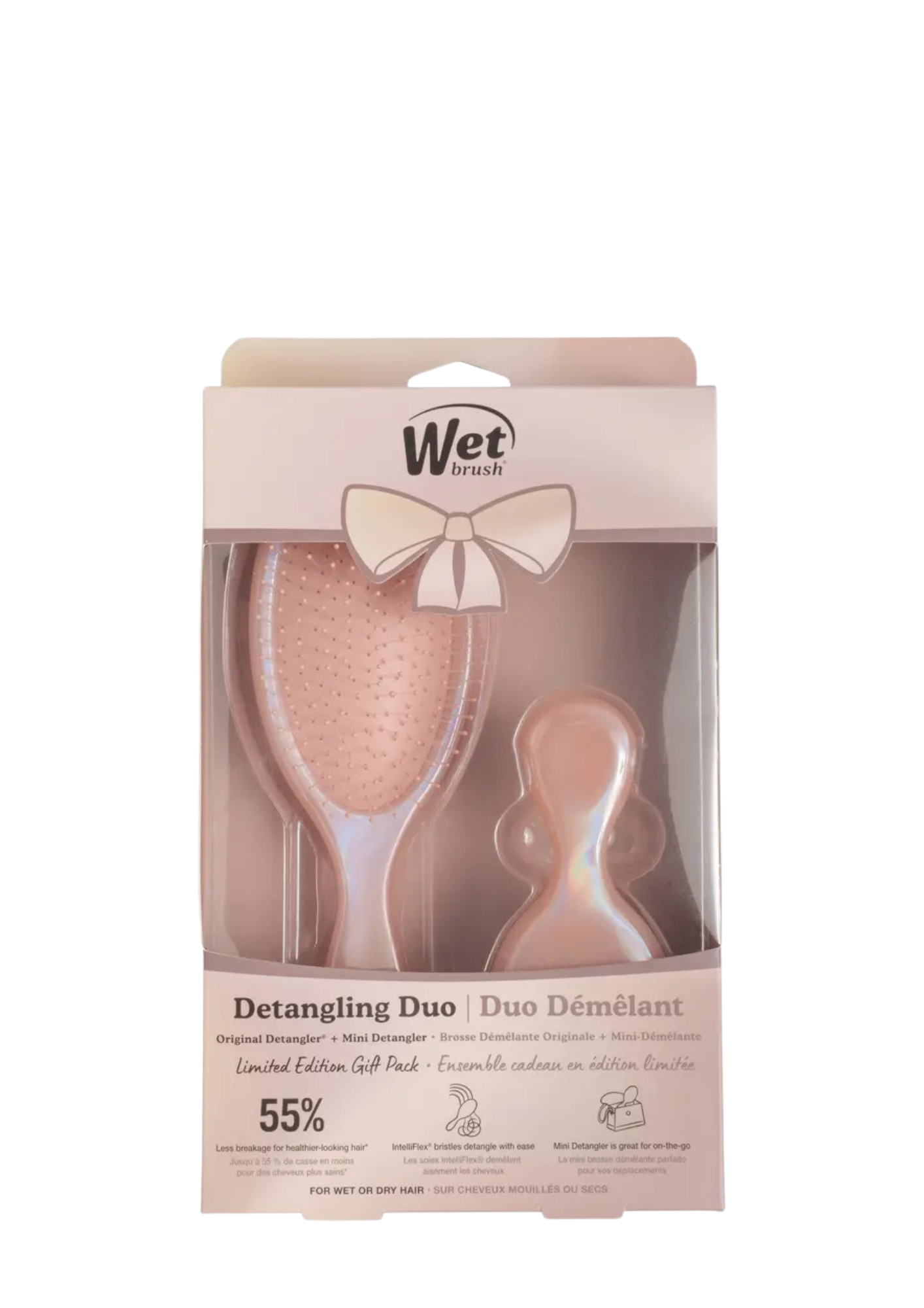 Wet Brush Iridescence -lahjapakkaus Ruusukulta