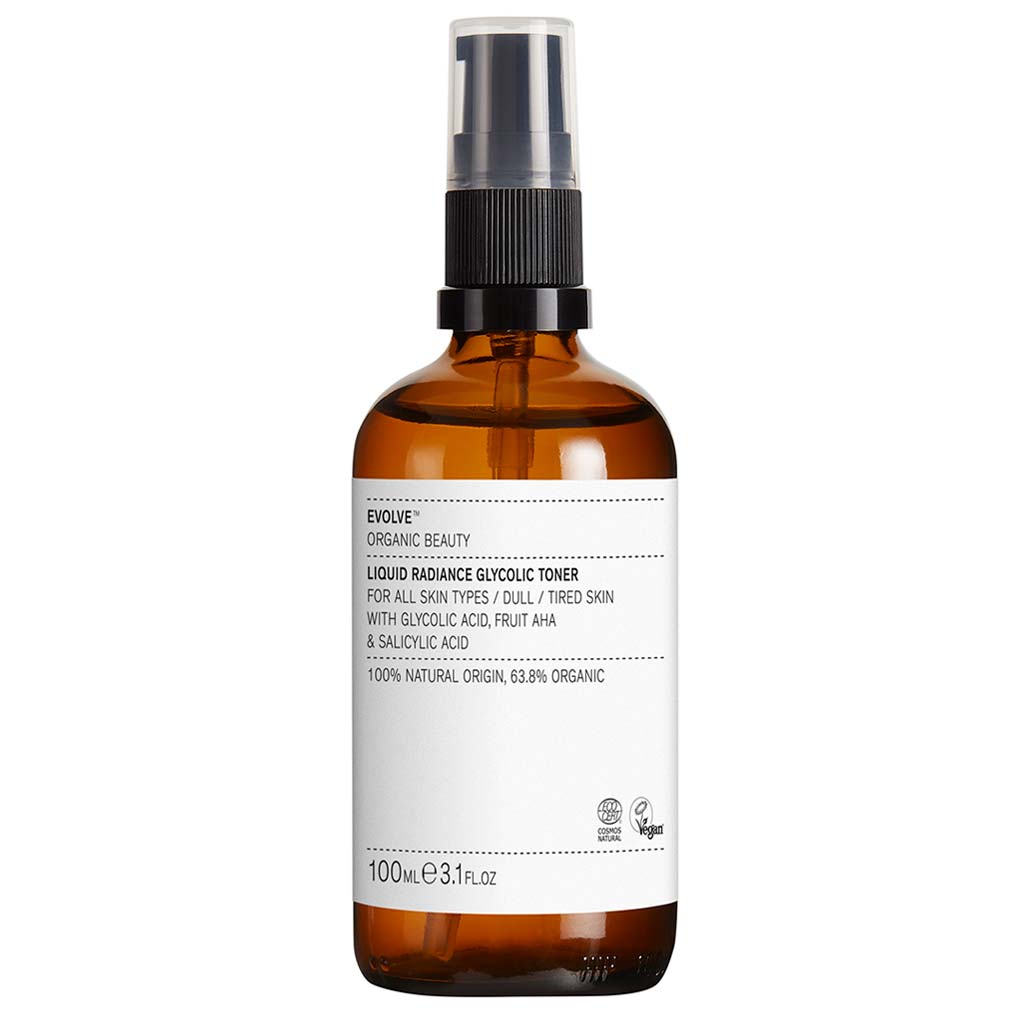 Evolve Organic Beauty - Liquid Radiance Glycolic Toner Kasvovesi 100ml