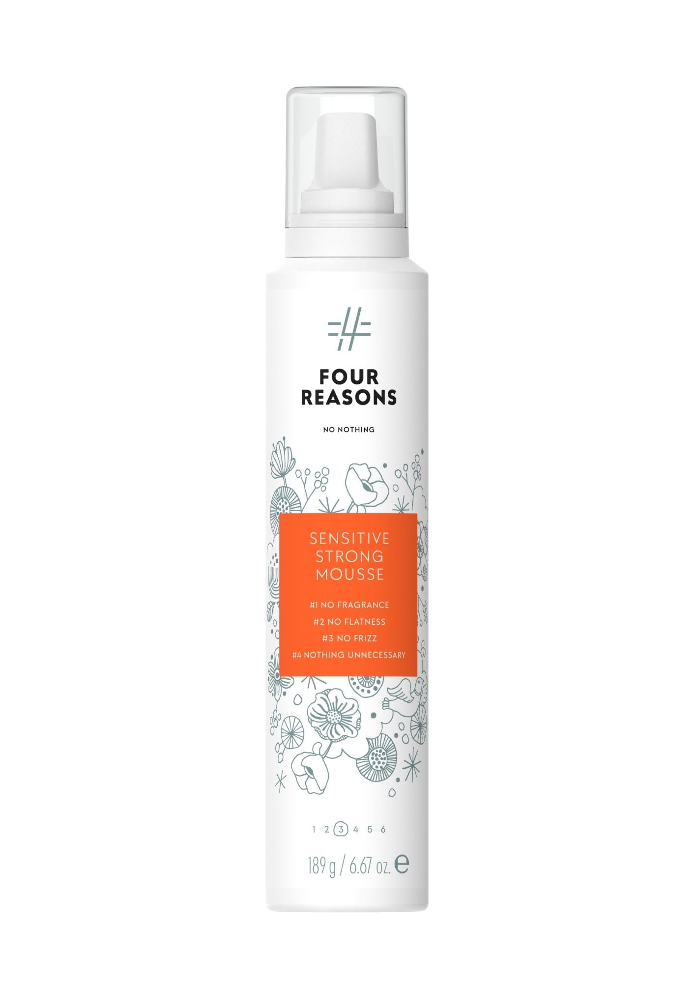 Four Reasons - Sensitive Strong Mousse 200 ml